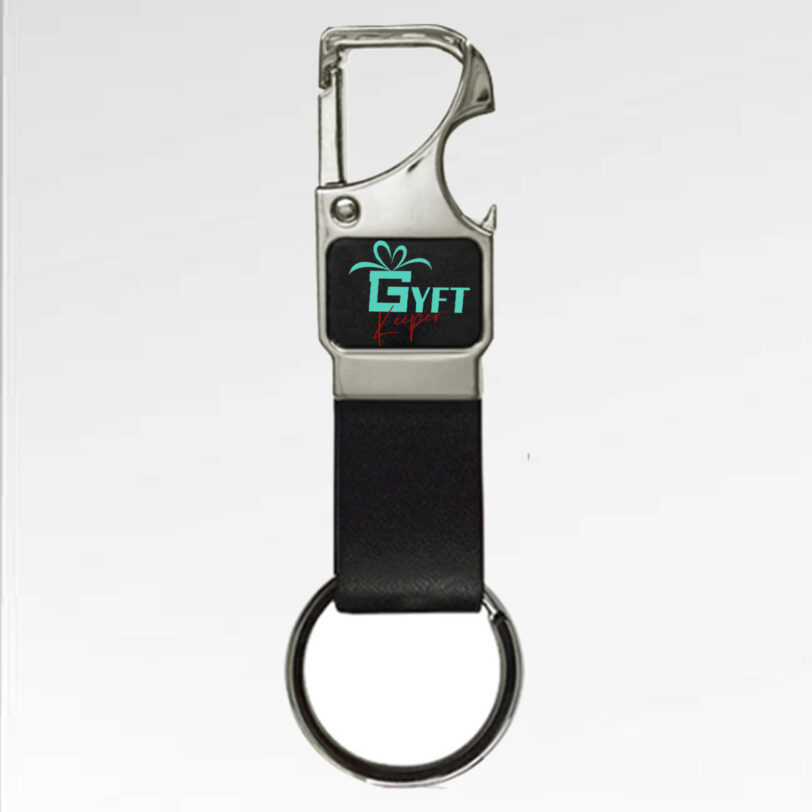 Metal Loop Keyxhain with Opener - Image 2