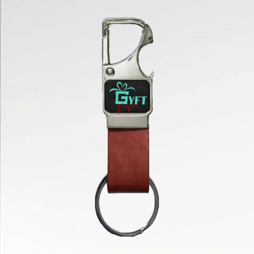 Metal Loop Keyxhain with Opener - Image 4